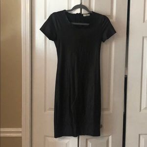 Anself faux leather dress